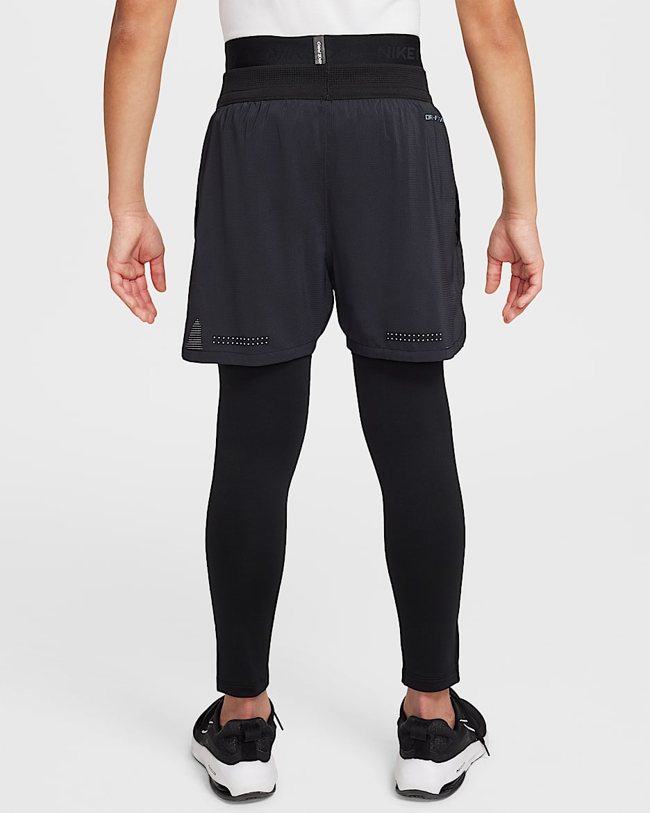 Nike Pro Warm Older Kids Boys Dri FIT Training Tights. Nike CA